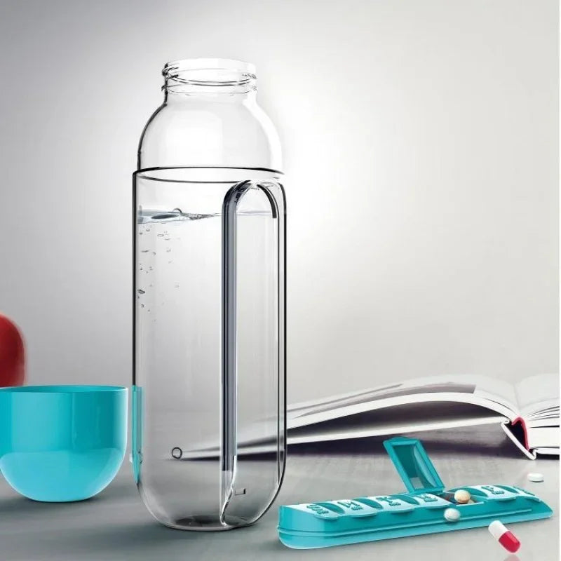 2 in 1 PILL BOX WATER BOTTLE