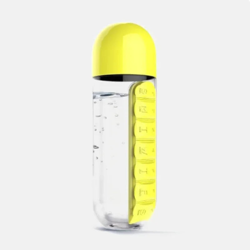 2 in 1 PILL BOX WATER BOTTLE