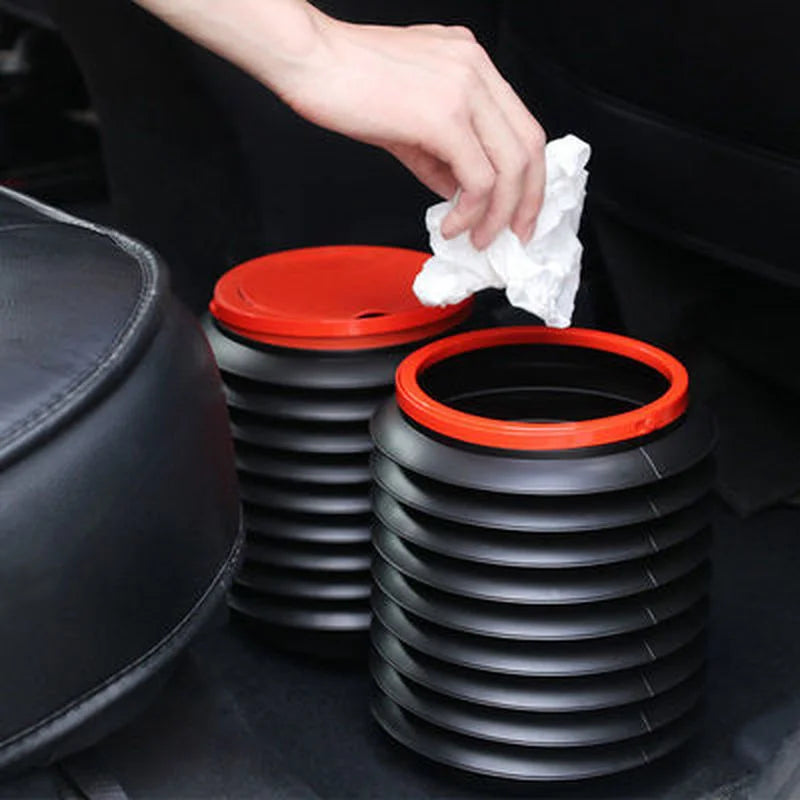 Folding Telescopic Trash Bin Car