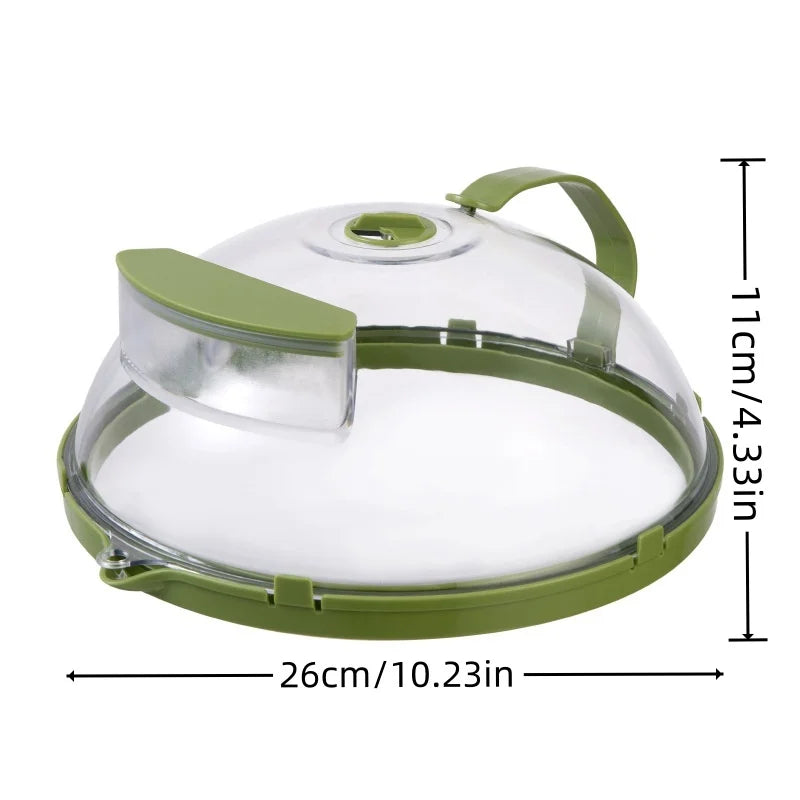 2-In-1 Microwave Steamer & Splash Protector Cover