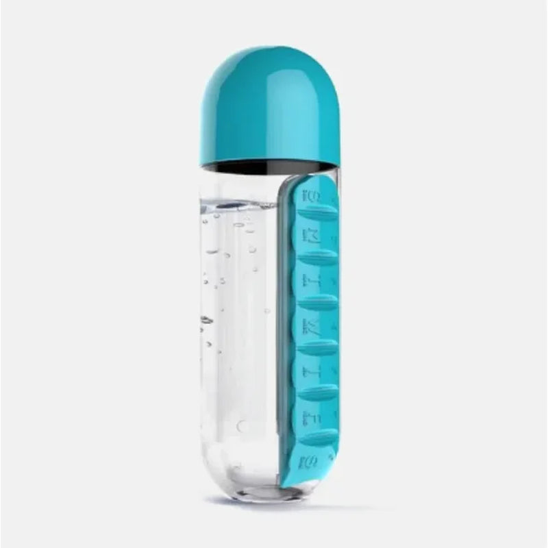 2 in 1 PILL BOX WATER BOTTLE