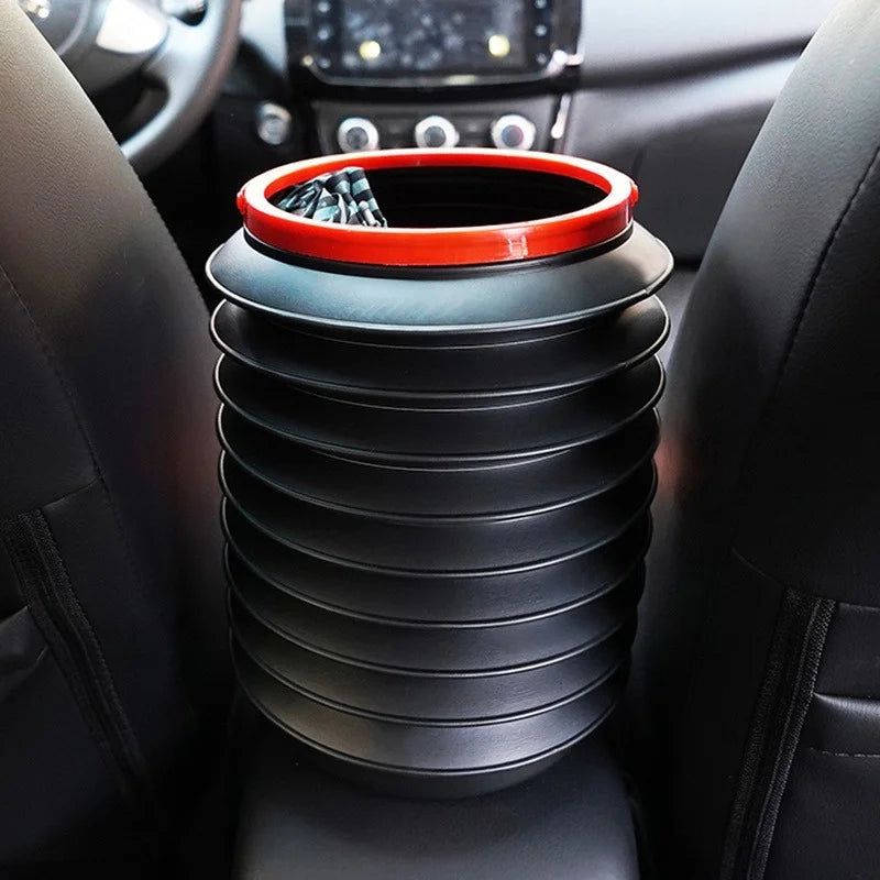 Folding Telescopic Trash Bin Car